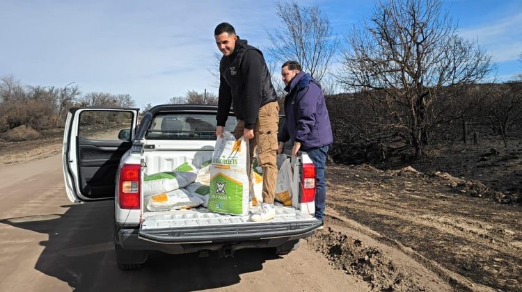 Continúa la asistencia sanitaria y el acompañamiento a productores afectados por los incendios