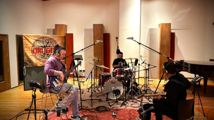 La banda daractense Ori-Gen graba su nuevo material en la Casa de la Música