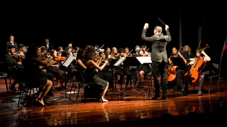 La Orquesta Infanto Juvenil ensaya para celebrar su noveno aniversario