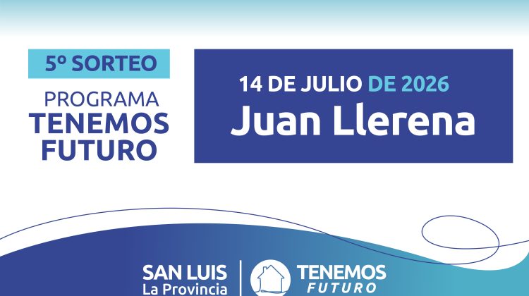 Juan Llerena: familias sorteadas para las viviendas de barrio
