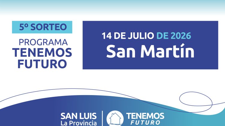 San Martín: familias sorteadas para las viviendas de barrio