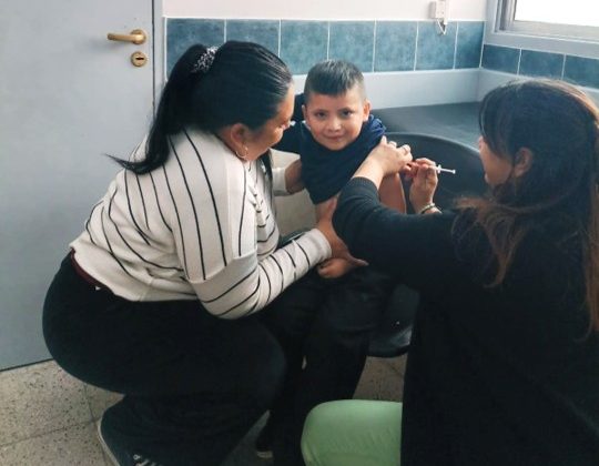 Aplicaron más de 250 vacunas a niños y adultos en una jornada especial dedicada a la salud