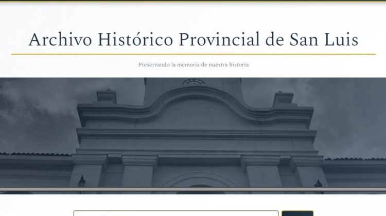 El Archivo Histórico Provincial está a un clic de distancia