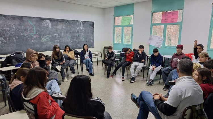 Los talleres sobre salud emocional llegaron al Centro Educativo N°26