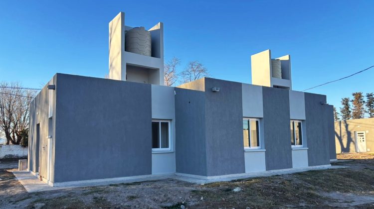 Cada vez más cerca: avanza la construcción de 20 viviendas en Concarán