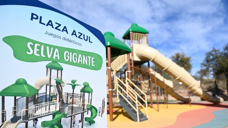 La Plaza Azul de Casa de Gobierno, un espacio rodeado de naturaleza que abraza la diversidad