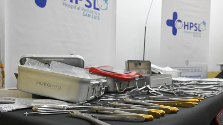 La Provincia entregó equipamiento al Hospital Pediátrico San Luis