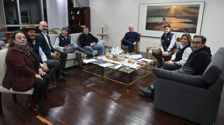 El Gobernador se reunió con las nuevas autoridades de la Sociedad Rural San Luis