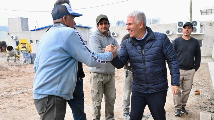 “La obra pública que está llevando la Provincia en Unión genera 80 puestos de trabajo más”