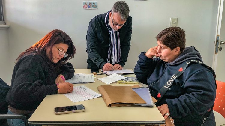 La secretaría de Personas con Discapacidad visitó la localidad de Buena Esperanza