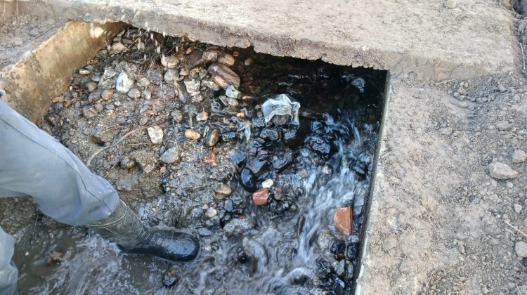 San Luis Agua realizó la limpieza integral del canal Quebrada de López 
