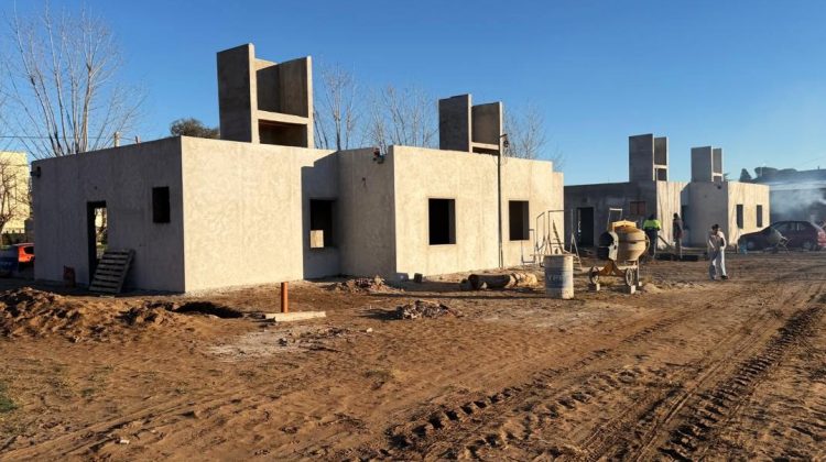 En Anchorena y Bagual, diez nuevos hogares progresan en la etapa de terminaciones 