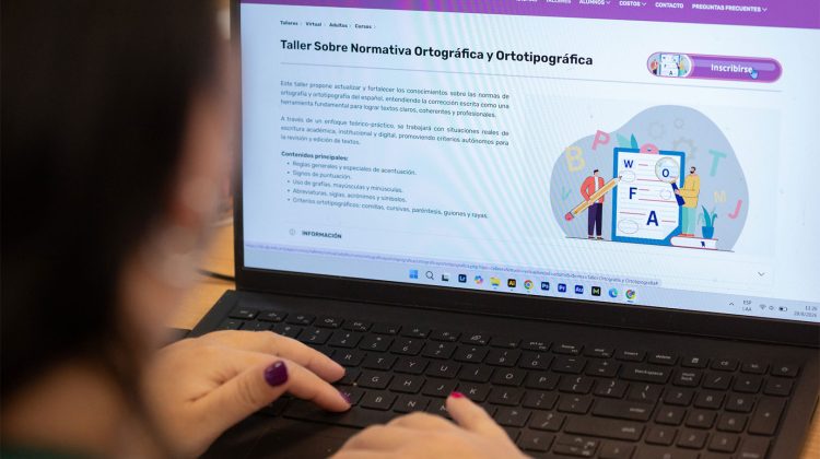 El Instituto de Idiomas abrió un nuevo taller sobre normativa ortográfica y ortotipográfica