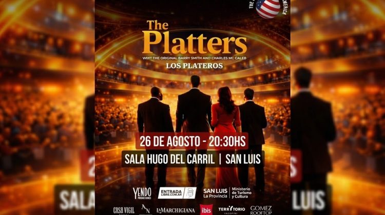 The Platters llegan a San Luis para revivir los clásicos que marcaron la historia del romance