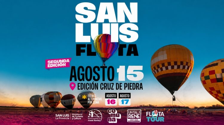 San Luis Flota llega a Juana Koslay con una experiencia única de globos aerostáticos