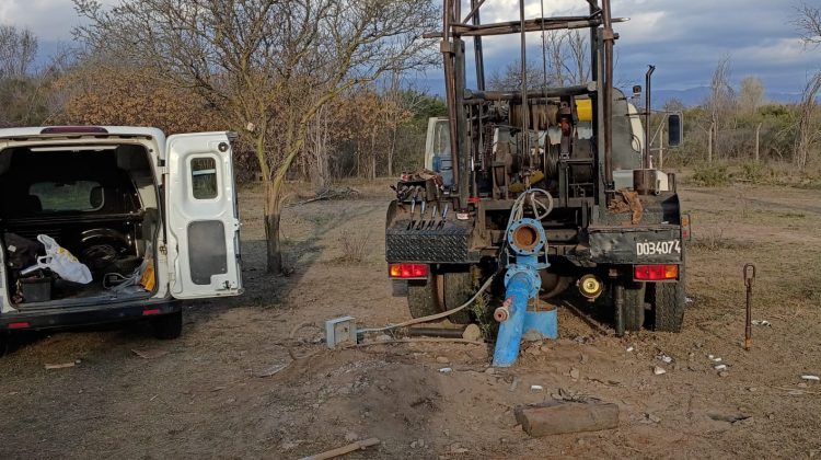 San Luis Agua realizó tareas de mantenimiento en el Pozo N°1 de la Villa de Merlo