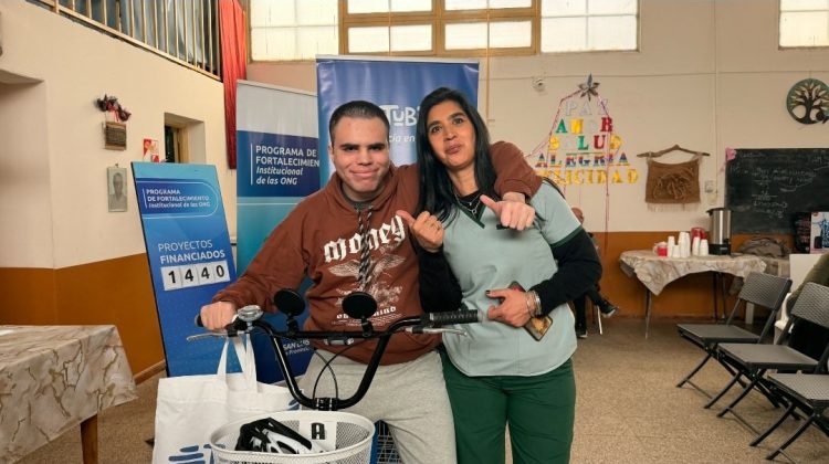 “La bici le permitirá integrarse con sus pares, fortalecer su salud y conectar con su comunidad”