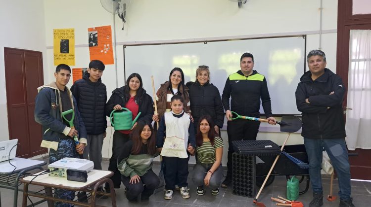 La Escuela Hogar N°11 ‘Granadero José Manuel Aguirre’ incorporó una huerta productiva