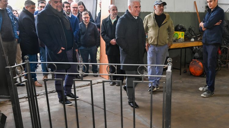 Del patio de su casa a la incubadora de empresas: Herrería ‘David Balbo’ inauguró su nuevo espacio