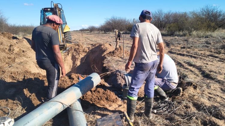 San Luis Agua realizó reparaciones en el ramal IV del acueducto del Oeste