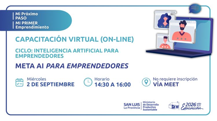 Continúan las capacitaciones en inteligencia artificial para emprendedores