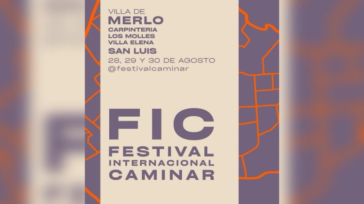 El Festival Internacional ‘Caminar’ desembarcará en la Costa de los Comechingones