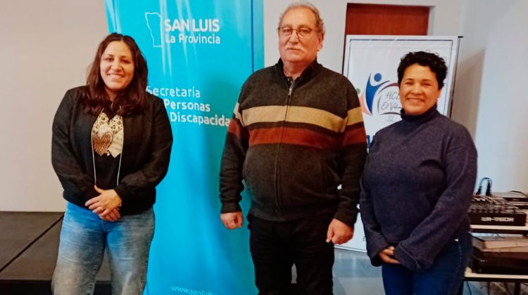El equipo de la secretaría de Personas con Discapacidad visitó El Volcán