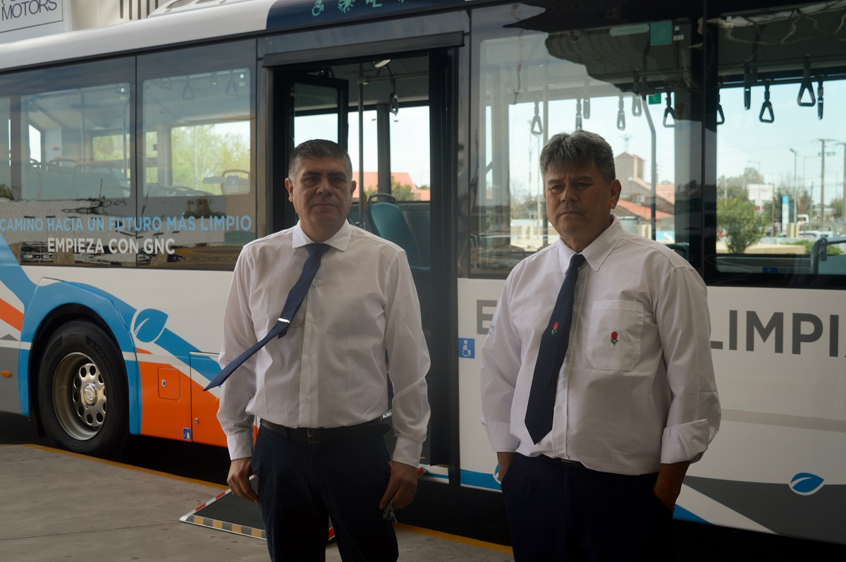 Detalle del colectivo a GNC