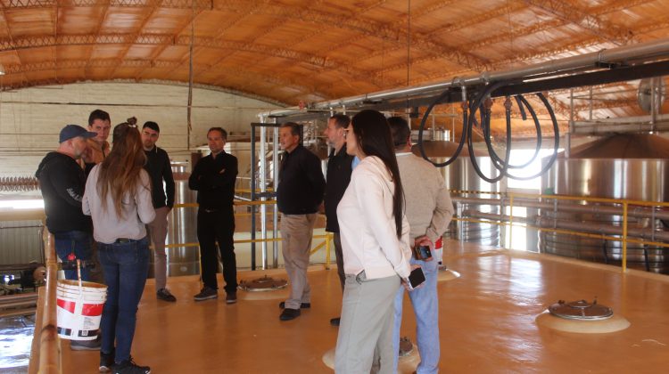 Personal de Sol Puntano visitó dos bodegas en Mendoza