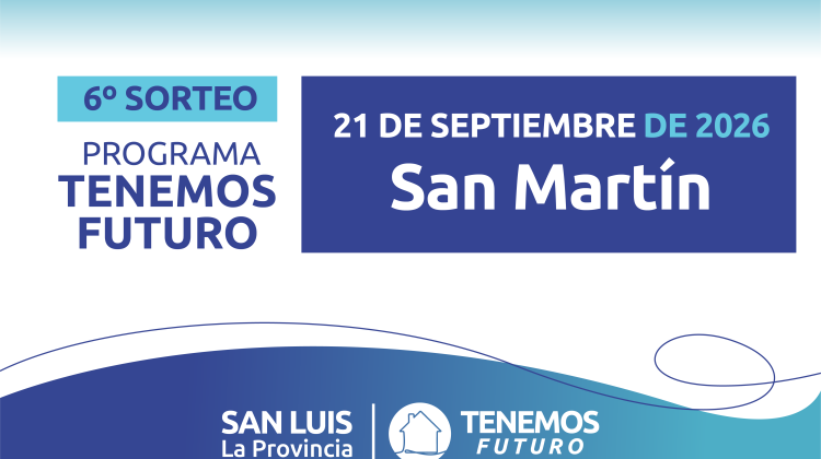 San Martín: conocé los resultados del sexto sorteo de ‘Tenemos Futuro’