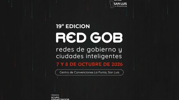 San Luis será sede del encuentro nacional ‘Redes de Gobierno y Ciudades Inteligentes 2026’