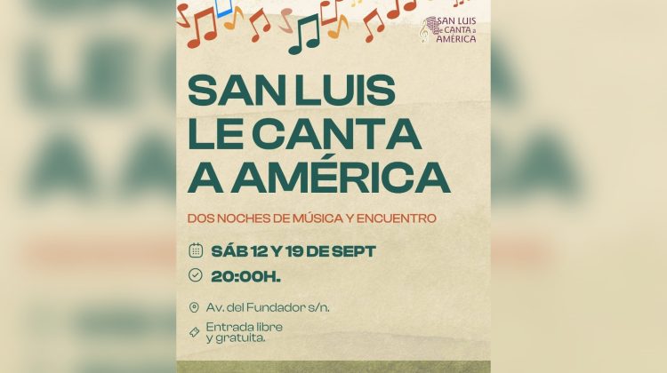 Llega la primera presentación de ‘San Luis le canta a América’ a la EDIRO