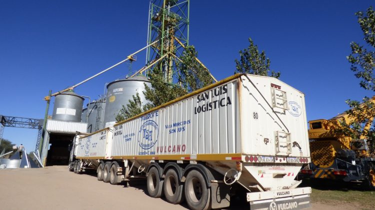 En agosto, más de 42.000 toneladas se movilizaron a través de los nodos logísticos de San Luis