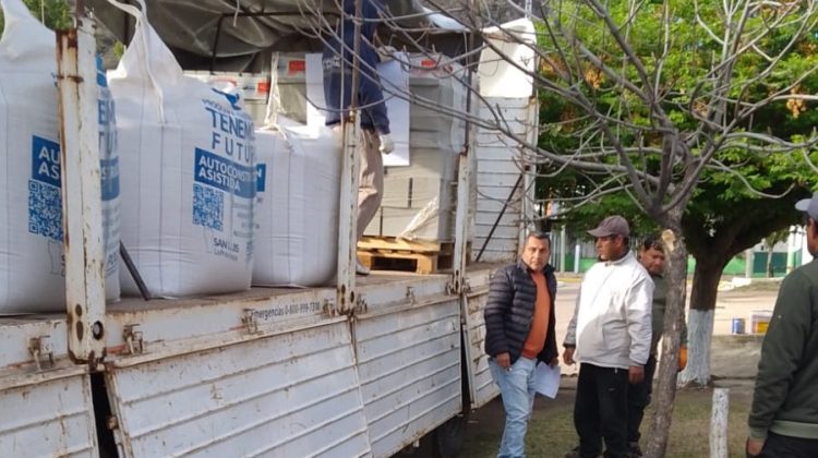 Un nuevo envío de materiales permitirá que una familia de Talita inicie la construcción de su casa