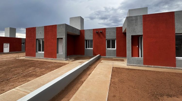 Avanza el nuevo barrio que construye la Provincia en Naschel