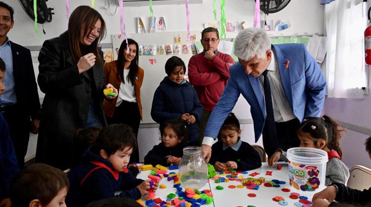 Poggi inauguró obras en la escuela ‘General José de San Martín’
