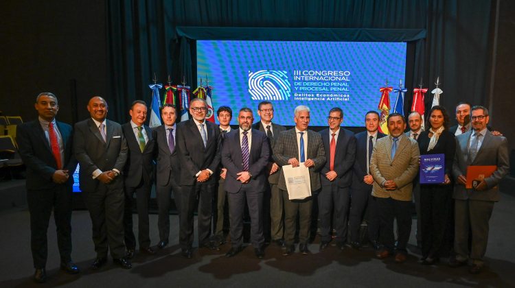 Poggi disertó en la apertura del Congreso Internacional de Derecho Penal