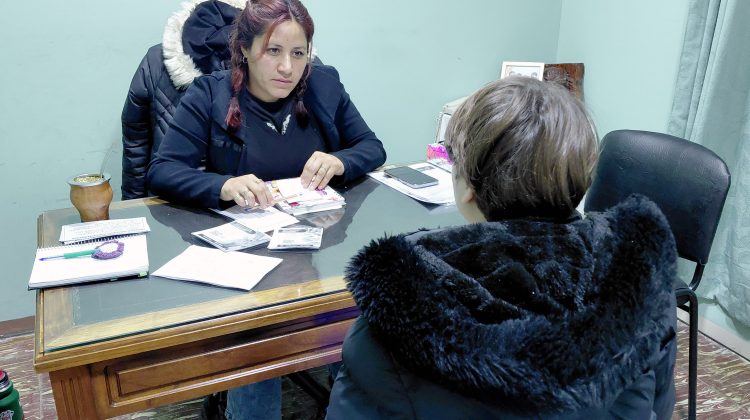 Llevaron adelante jornadas de atención y asesoramiento en Nogolí y Villa de La Quebrada