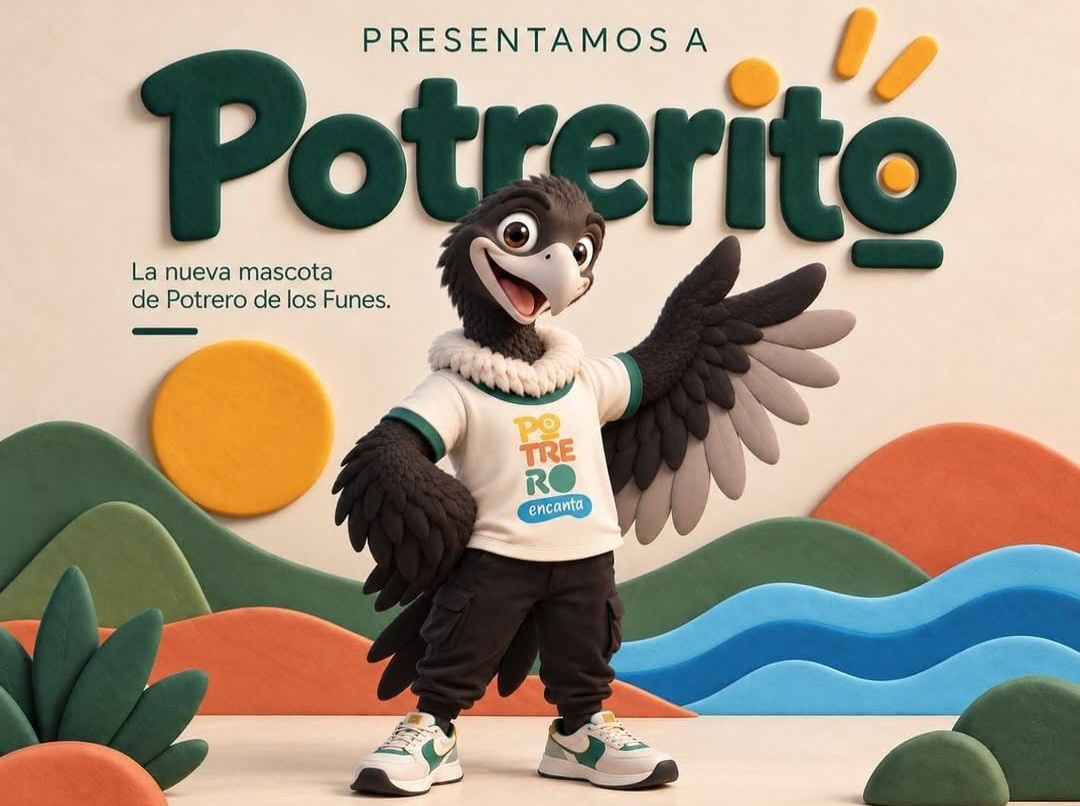 Estudiantes junto a la imagen de Potrerito