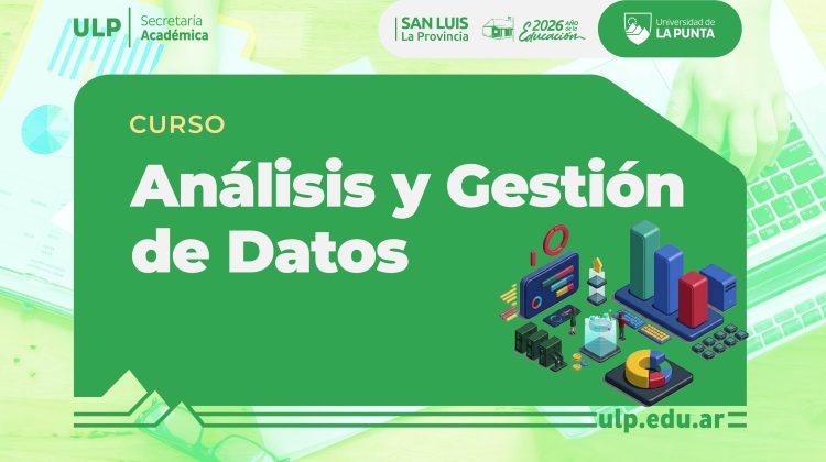 La ULP lanza el curso ‘Análisis y Gestión de Datos’ para fortalecer decisiones pedagógicas