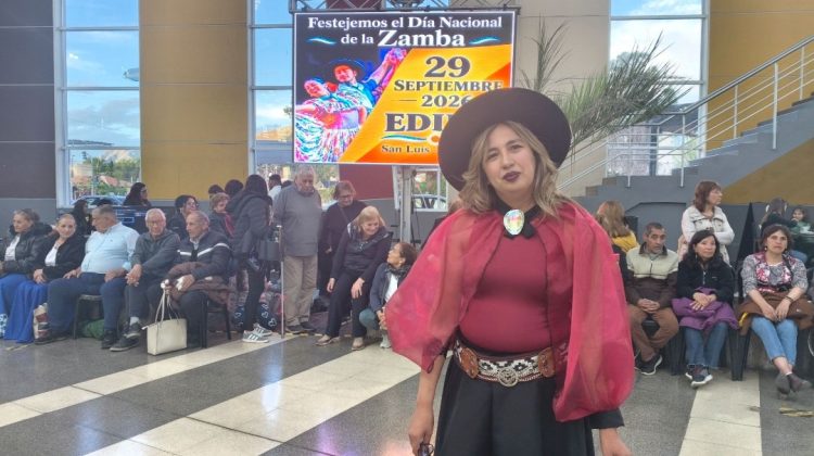 “Al diseñar, me enamoré de las tonadas, de la tierra sanluiseña y sus tradiciones”