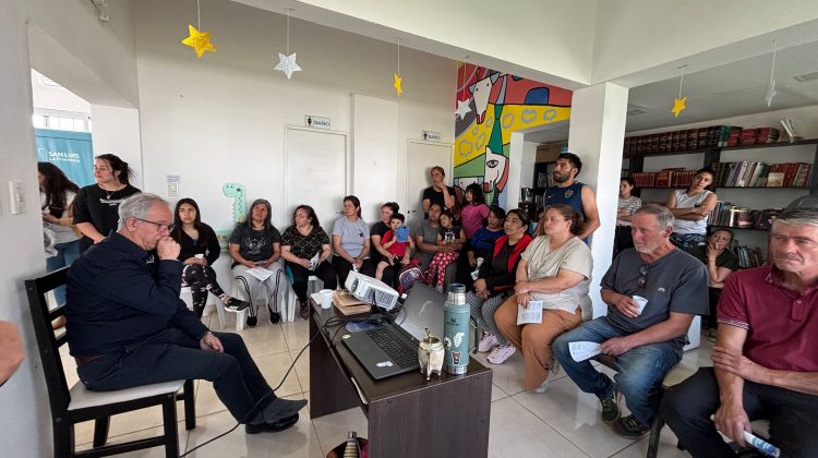 Las mentorías recorrieron Las Chacras, Villa de Merlo y Fraga