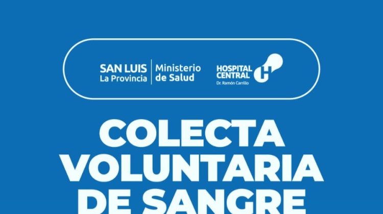 Realizarán una nueva convocatoria para donación de sangre 