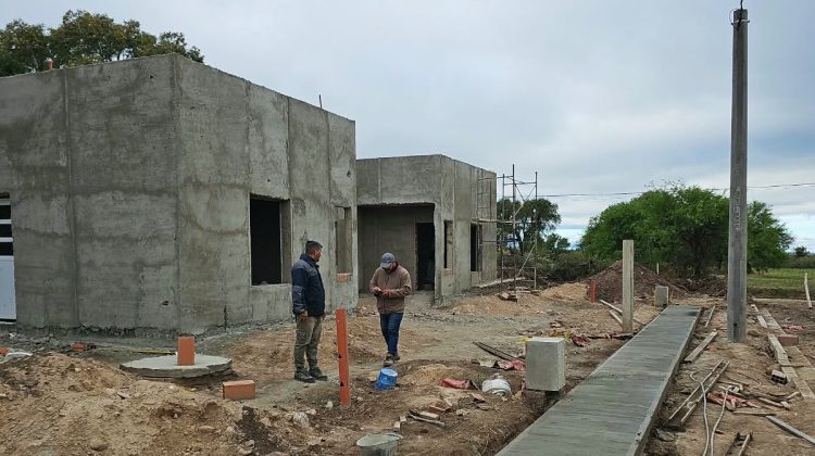 Las 40 viviendas de Merlo suman terminaciones y obras de infraestructura