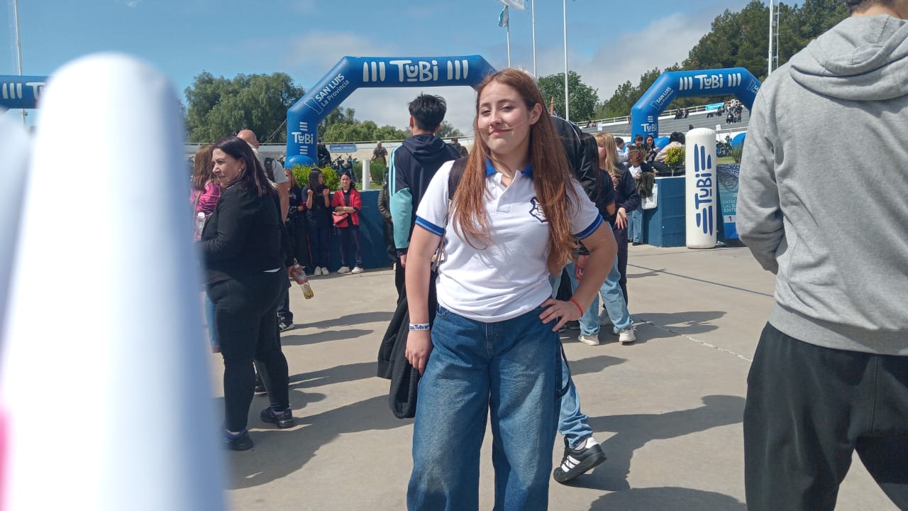 Victoria Guajardo, del Colegio N°38 Marie Curie