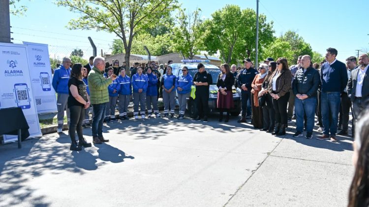 Vecinos del barrio Pablo Díaz de Villa Mercedes ya cuentan con la Alarma Ciudadana
