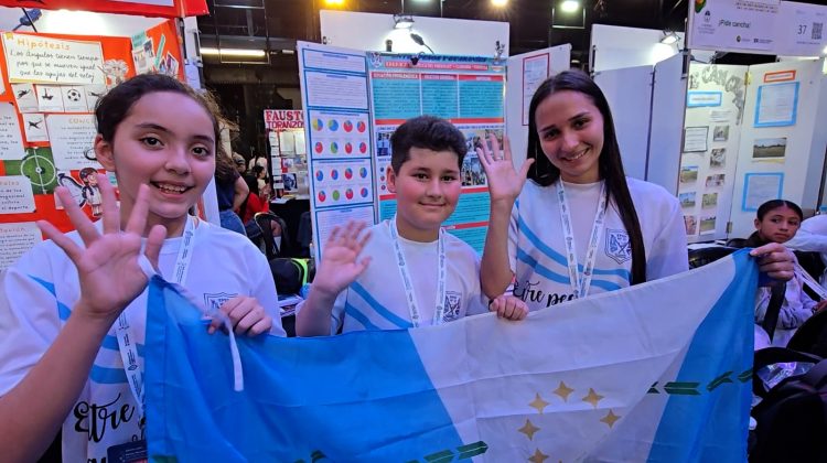 De Clorinda a San Luis: alumnos de Formosa presentaron su proyecto en la Feria de Ciencias