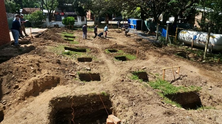 El Gobierno provincial inició la ampliación de la Escuela N°288 de la Villa de Merlo