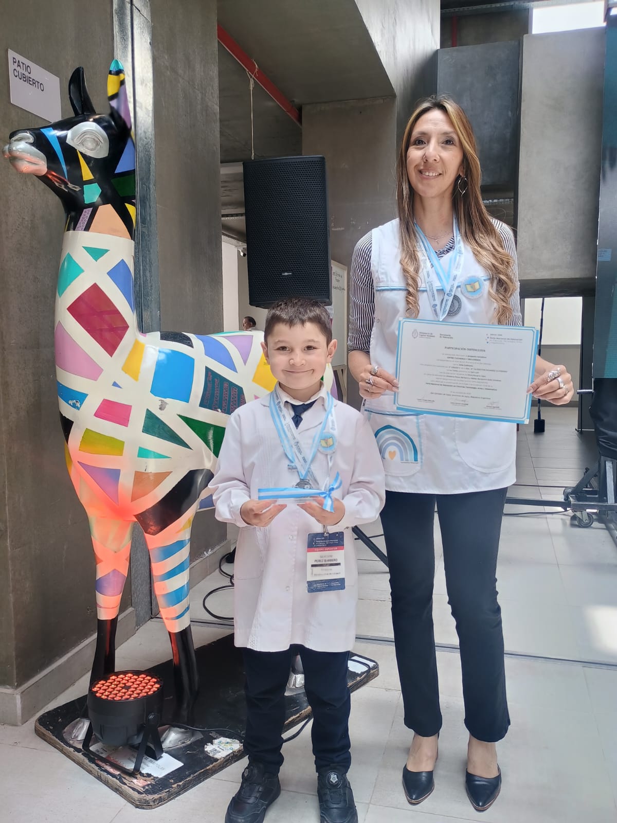 Proyecto de La Toma en la Feria Nacional de Ciencias