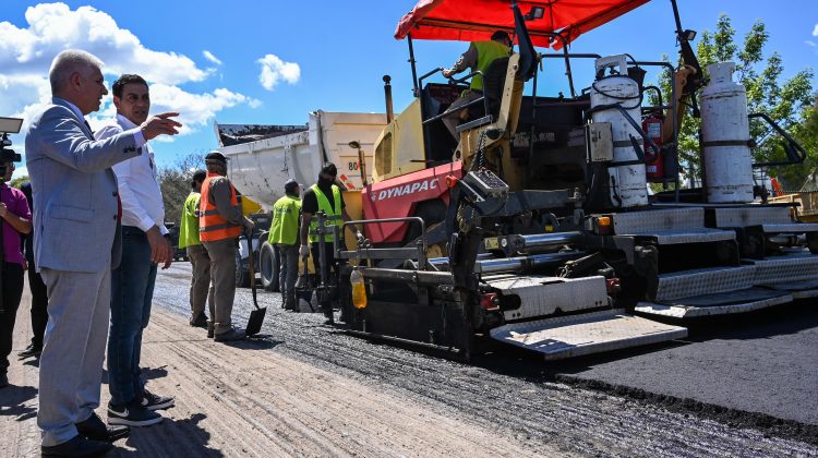 Repavimentaron arterias de gran circulación en la capital sanluiseña